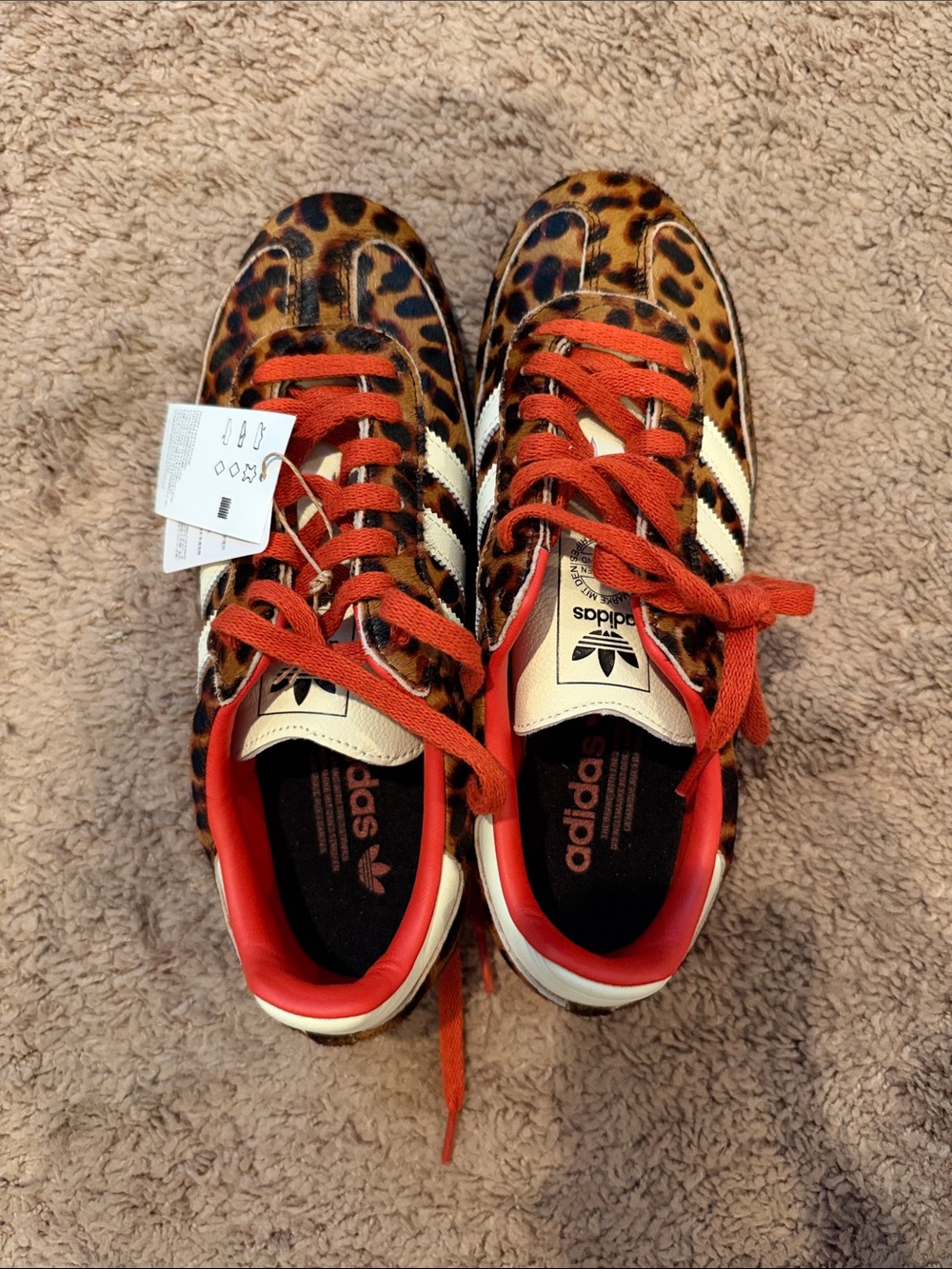 adidas Samba Leopard Print Sneakers